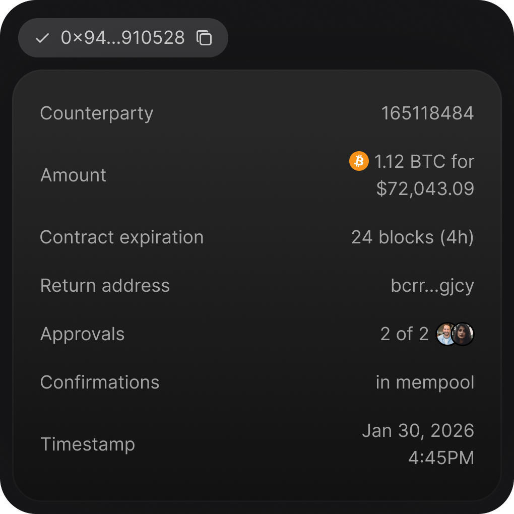 mobile app recent transactions